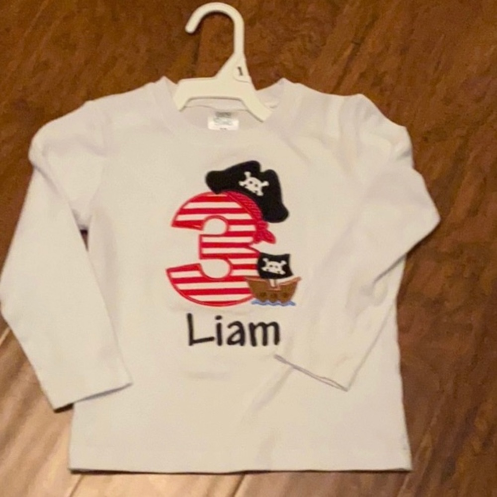 3t embroidered shirt “Liam”
